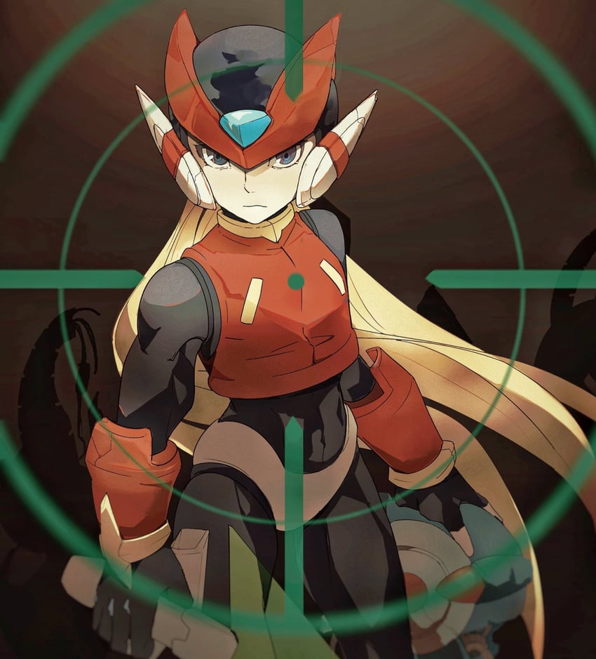 zero, zero(z), and pantheon (mega man and 1 more) drawn by yinke