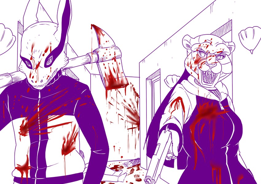 uzumaki naruto, hyuuga hinata, and kurama (naruto and 2 more) drawn by mattwilson83