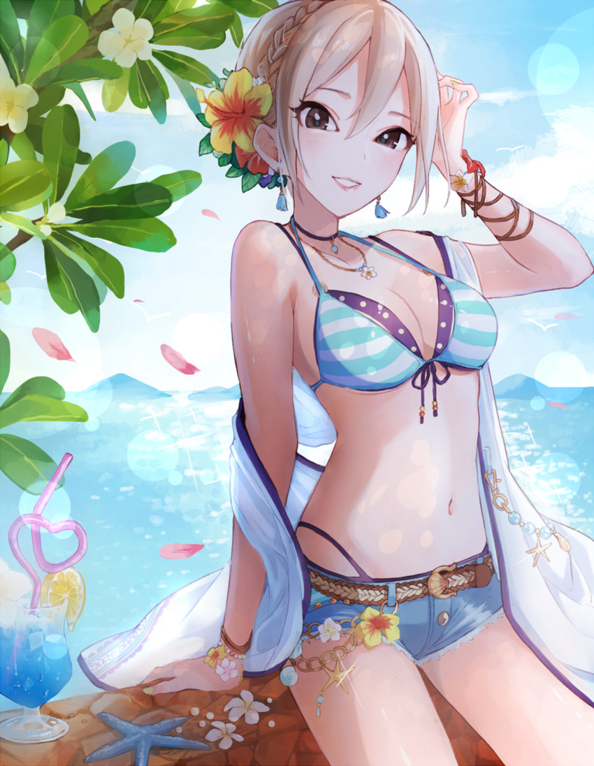 shiomi syuko (idolmaster and 2 more) drawn by magako