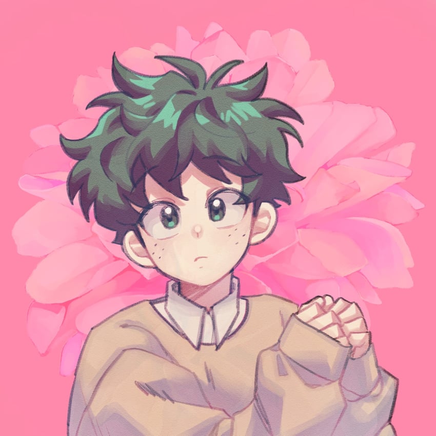 midoriya izuku (boku no hero academia) drawn by nimon