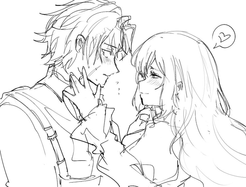 heathcliff and catherine (project moon and 1 more) drawn by akaimo_(akaimokou)