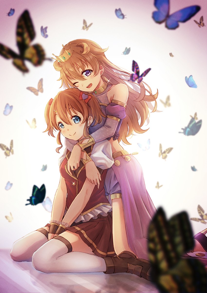 konoe kanata and konoe haruka (love live! and 1 more) drawn by macken666