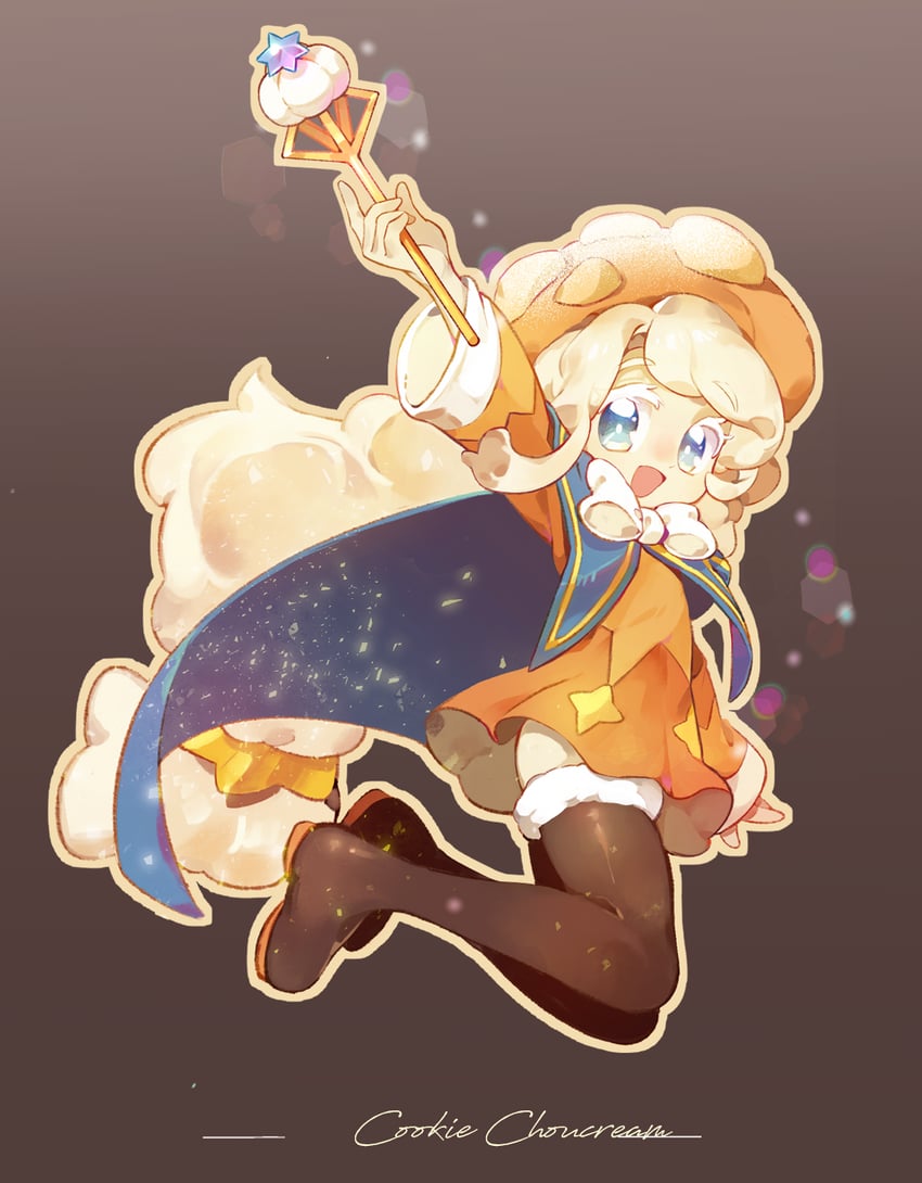 cream puff cookie (cookie run and 1 more) drawn by chou_ji_yun