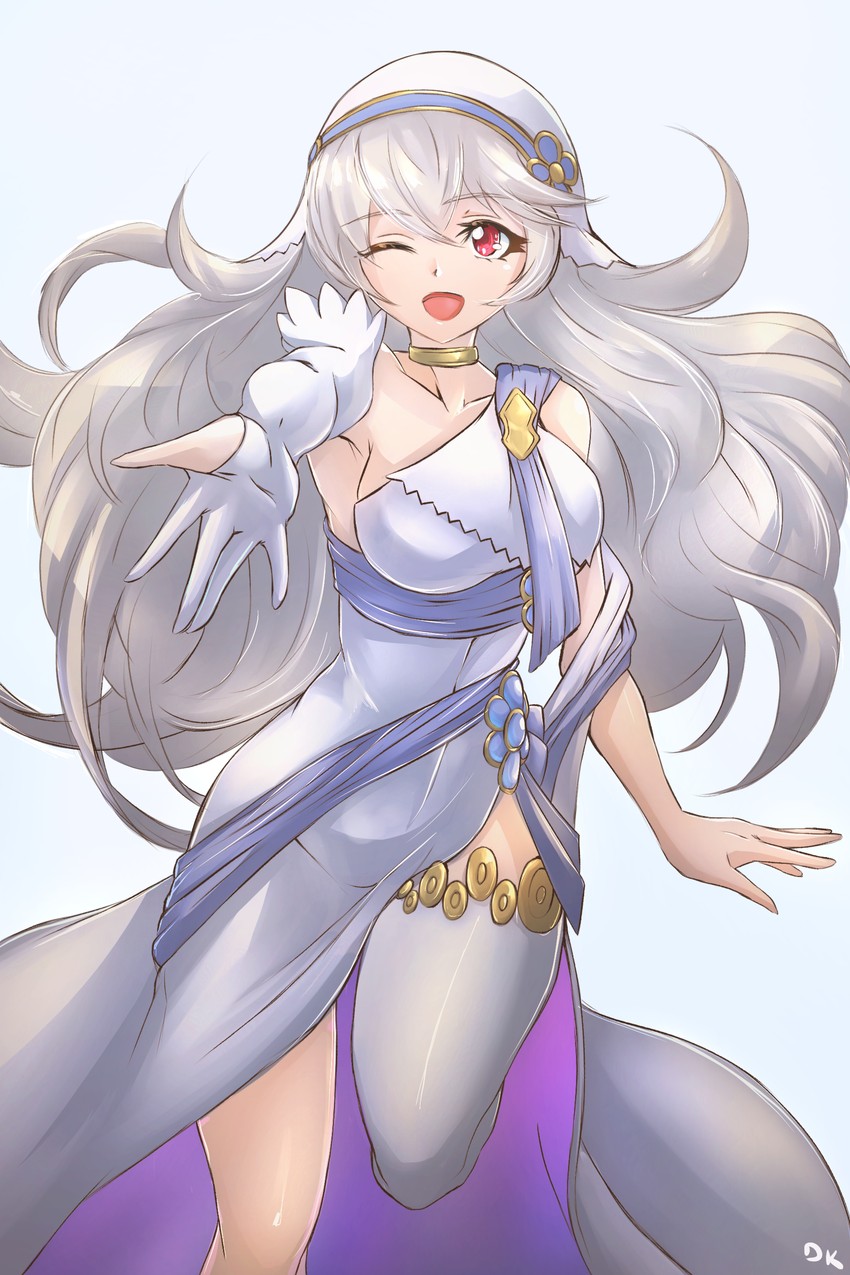 female corrin (fire emblem and 2 more) drawn by deekei