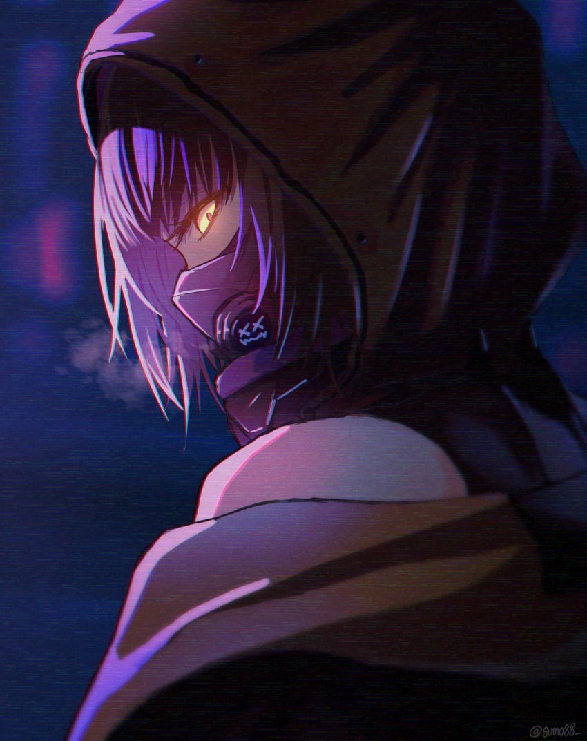shiori novella and yorick (hololive and 1 more) drawn by sumosumo