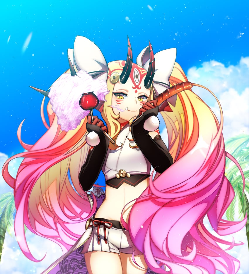 ibaraki douji (fate and 1 more) drawn by honchu and isagiyo