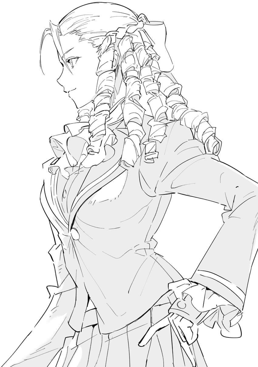 kanzuki karin (street fighter and 1 more) drawn by shioajiass