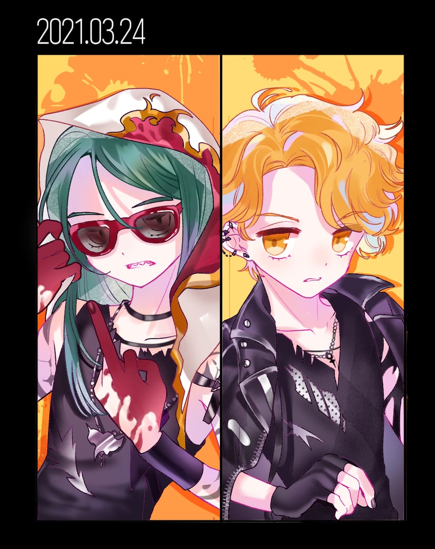 judah and simon (dear vocalist and 1 more) drawn by jeje_(pixiv60670177)