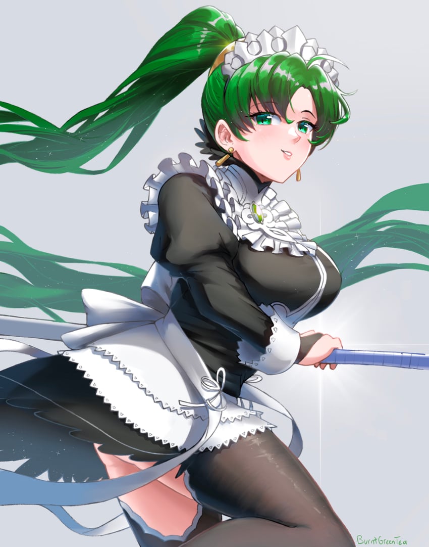 lyn (fire emblem and 2 more) drawn by burnt_green_tea