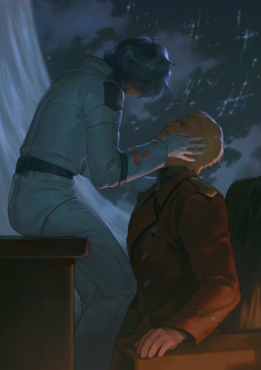 char aznable and kamille bidan (gundam and 2 more) drawn by hebi86070749