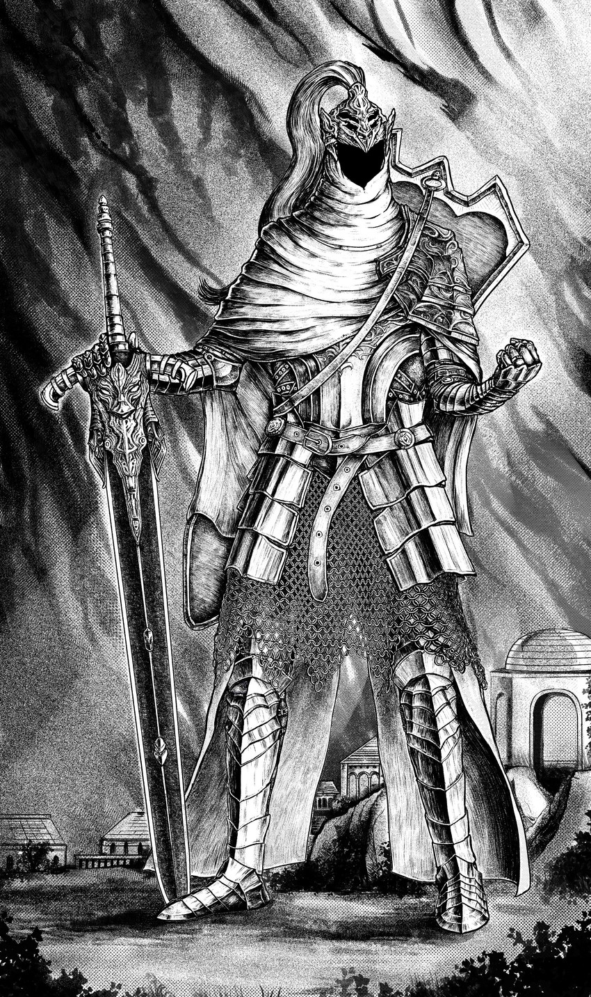 artorias the abysswalker (dark souls and 1 more) drawn by khelian