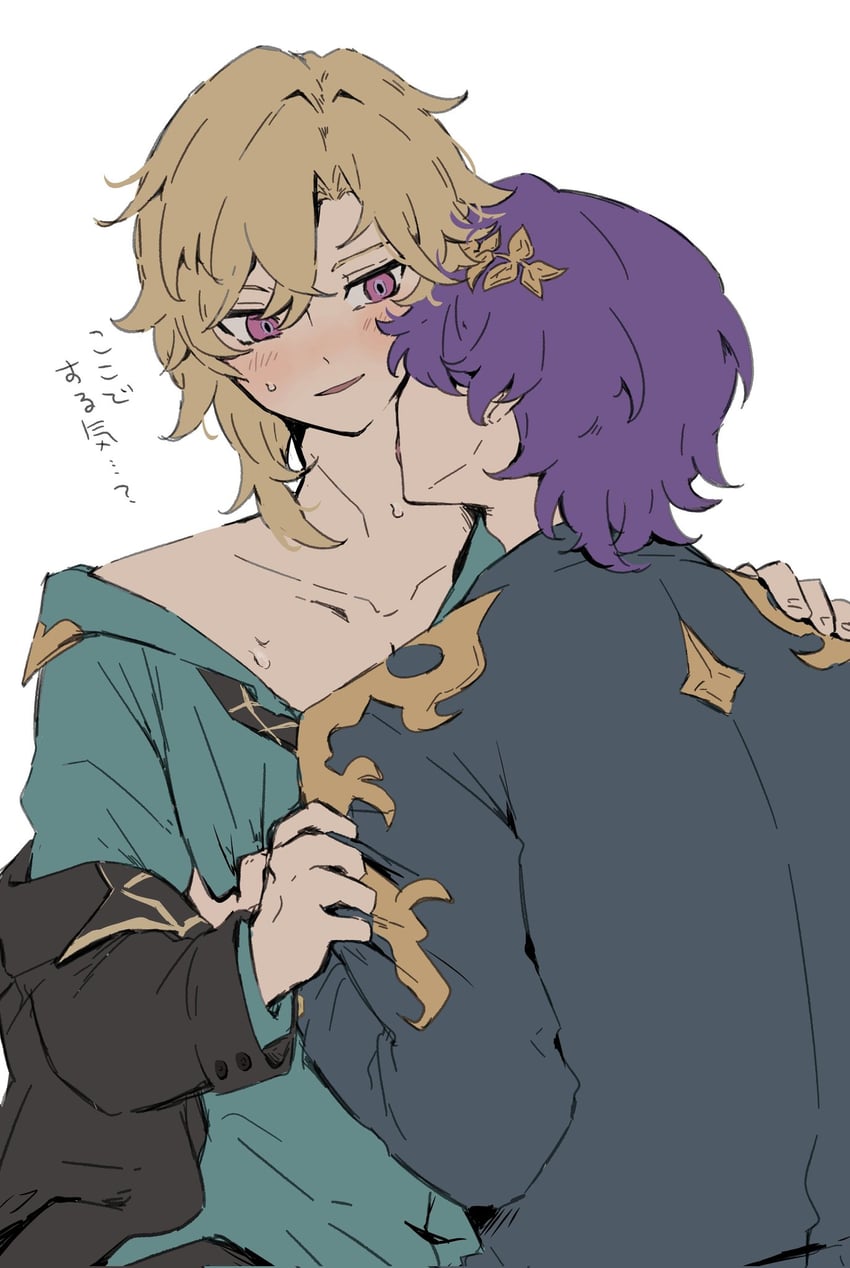 dr. ratio and aventurine (honkai and 1 more) drawn by suta_kuni