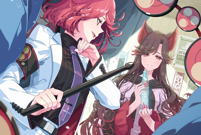 imaizumi kagerou and horikawa raiko (touhou) drawn by sakuraba_yuuki