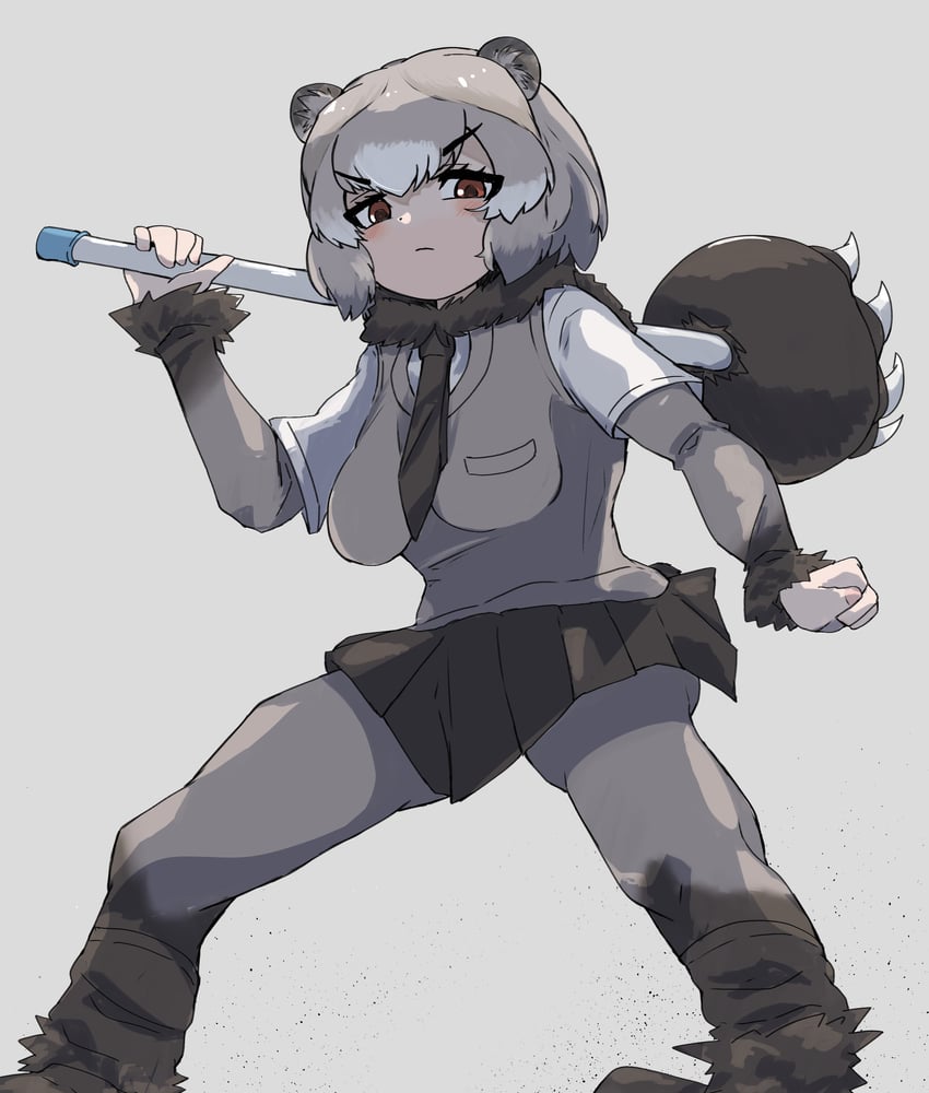 grizzly bear (kemono friends) drawn by toro_orororo