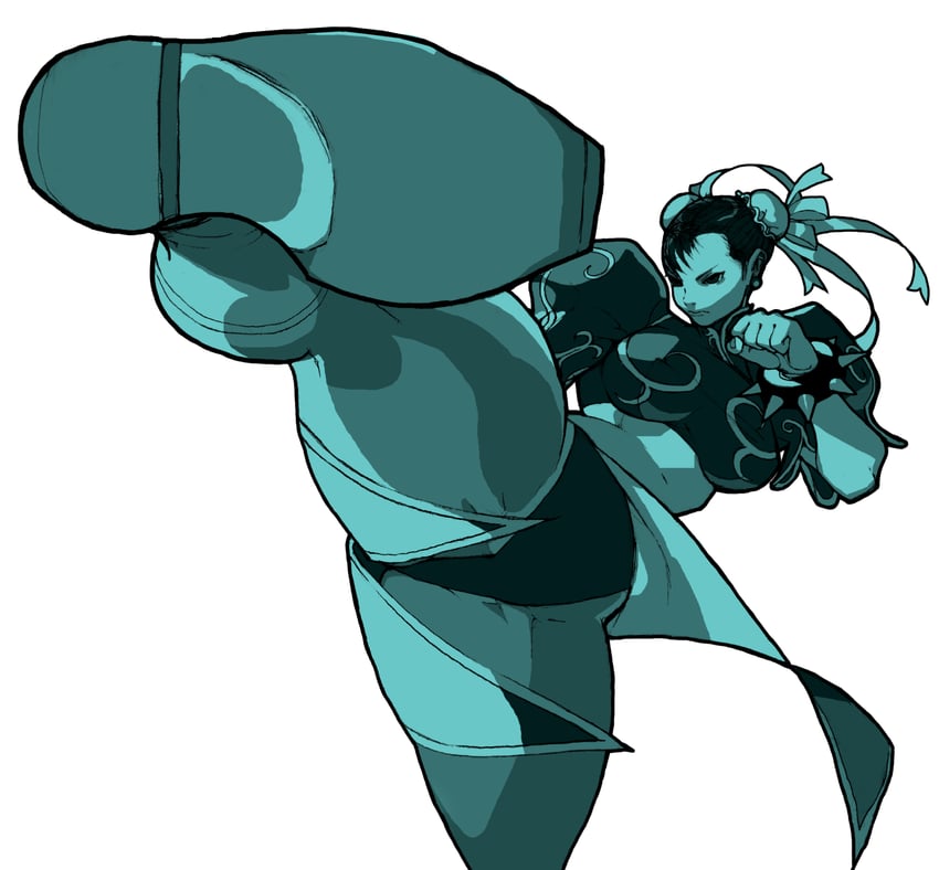 chun-li (street fighter and 1 more) drawn by harumaru