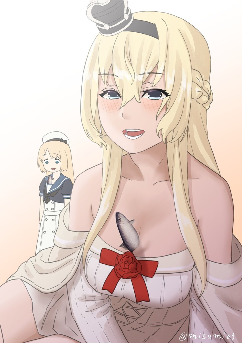 warspite and jervis (kantai collection) drawn by misumi_(niku-kyu)