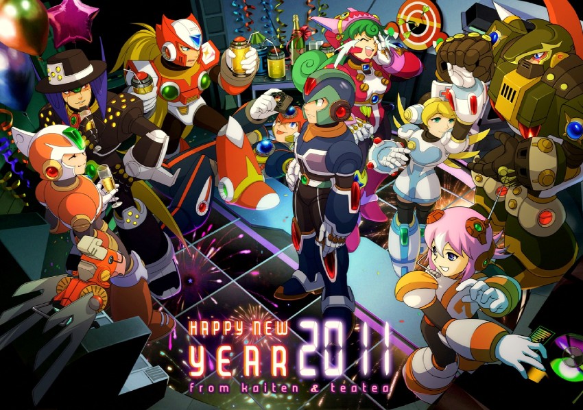 zero, x, axl, marino, cinnamon, and 5 more (mega man and 2 more)