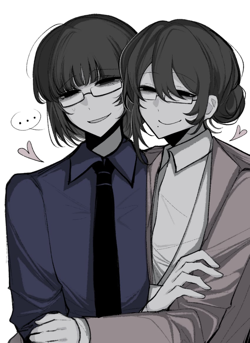 mo chengwei and mu jingli (touqi guaitan) drawn by ziyou_ren