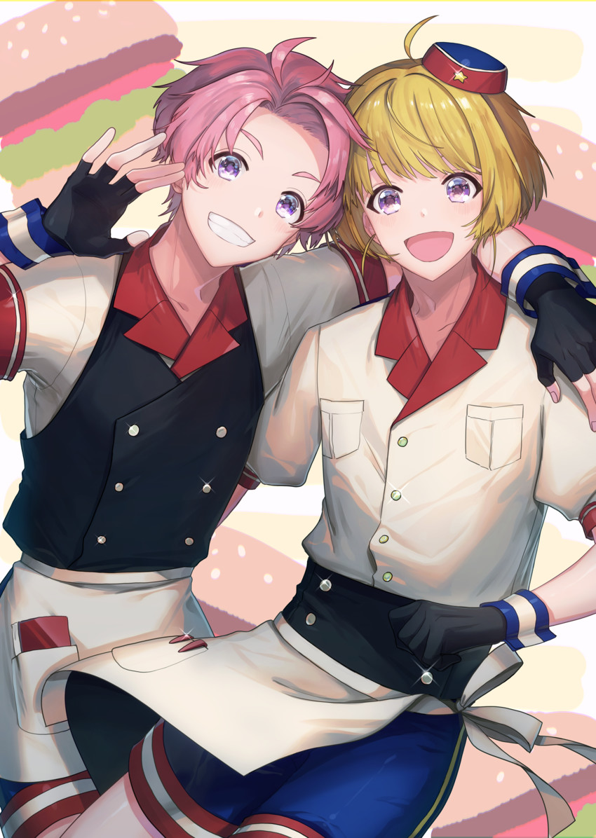 pierre bichelberger and kabuto daigo (idolmaster and 1 more) drawn by gihuta_hiroshi
