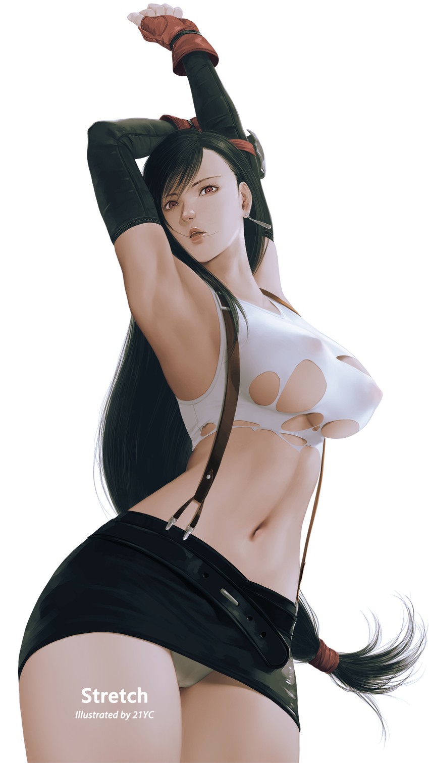 tifa lockhart (final fantasy and 2 more) drawn by 21yc_(september_breeze)