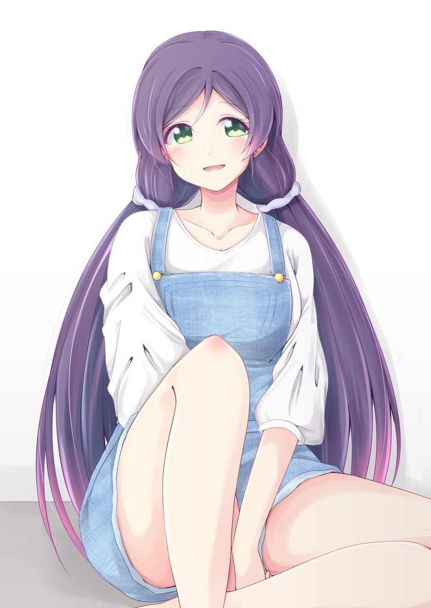 tojo nozomi (love live! and 1 more) drawn by chiro_(bocchiropafe)