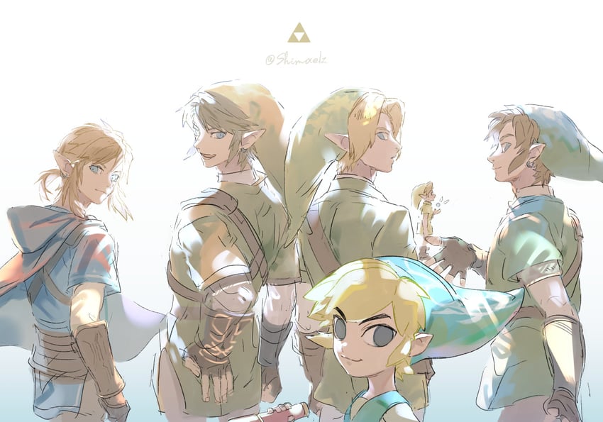 link and navi (the legend of zelda and 5 more) drawn by loznsfw
