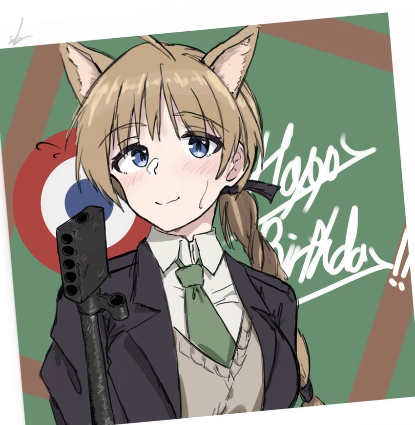 lynette bishop (world witches series and 1 more) drawn by saku_1424