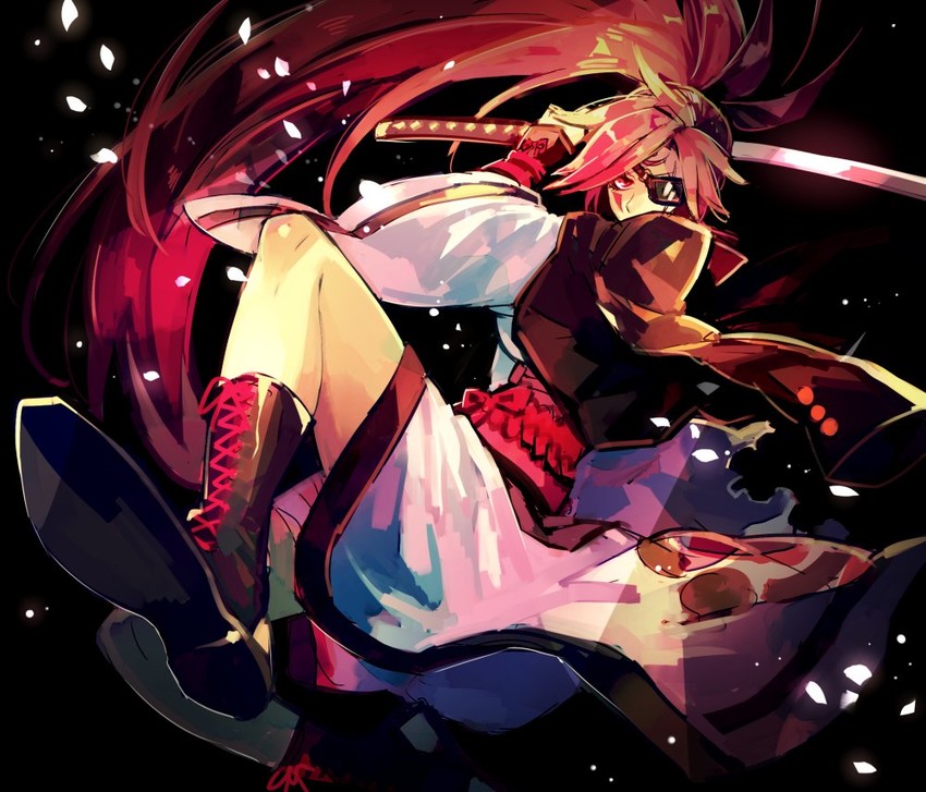 baiken (guilty gear and 1 more) drawn by suzunashi