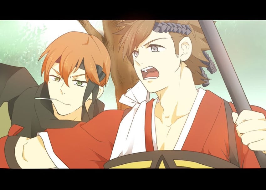 shiro and asugi (fire emblem and 1 more) drawn by kzkfeif