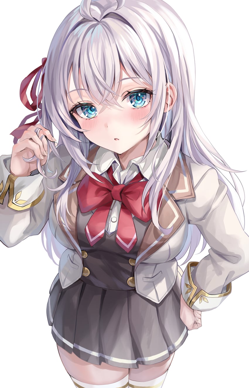 alisa mikhailovna kujou (tokidoki bosotto roshia-go de dereru tonari no alya-san) drawn by akami770
