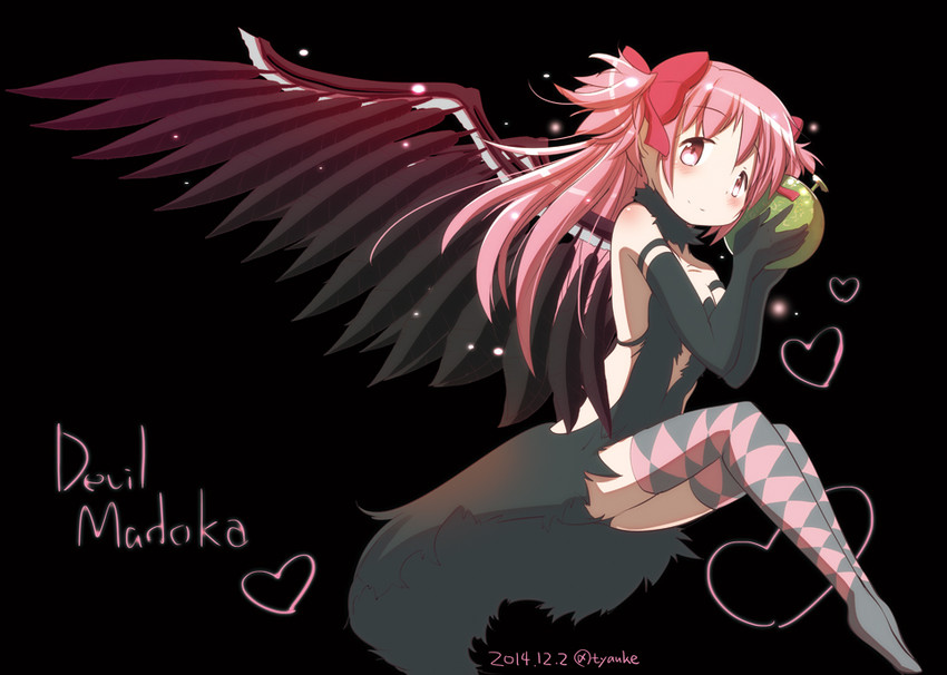 akemi homura, kaname madoka, ultimate madoka, and akuma homura (mahou shoujo madoka magica and 1 more) drawn by chauke