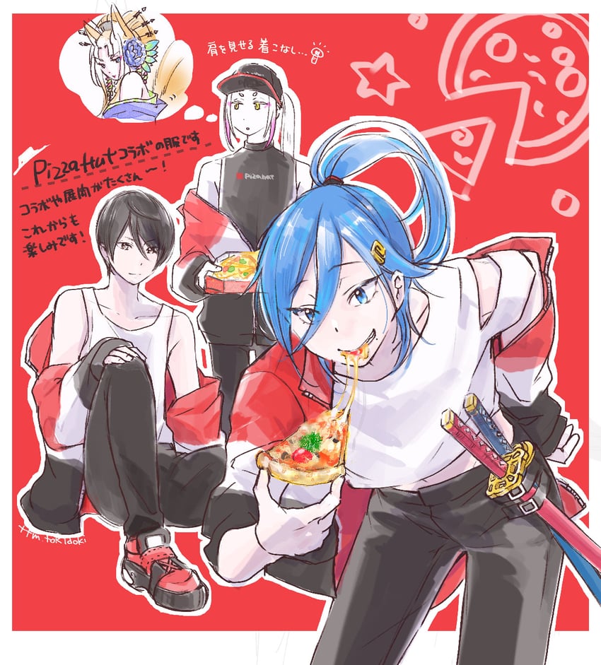 vincent vollachia, cecilus segmunt, yorna mishigure, and chisha gold (re:zero kara hajimeru isekai seikatsu) drawn by ttm_tokidoki