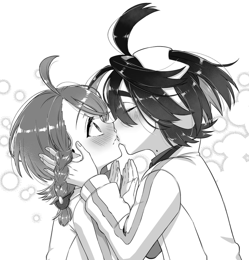 kieran and juliana (pokemon and 1 more) drawn by comb36go