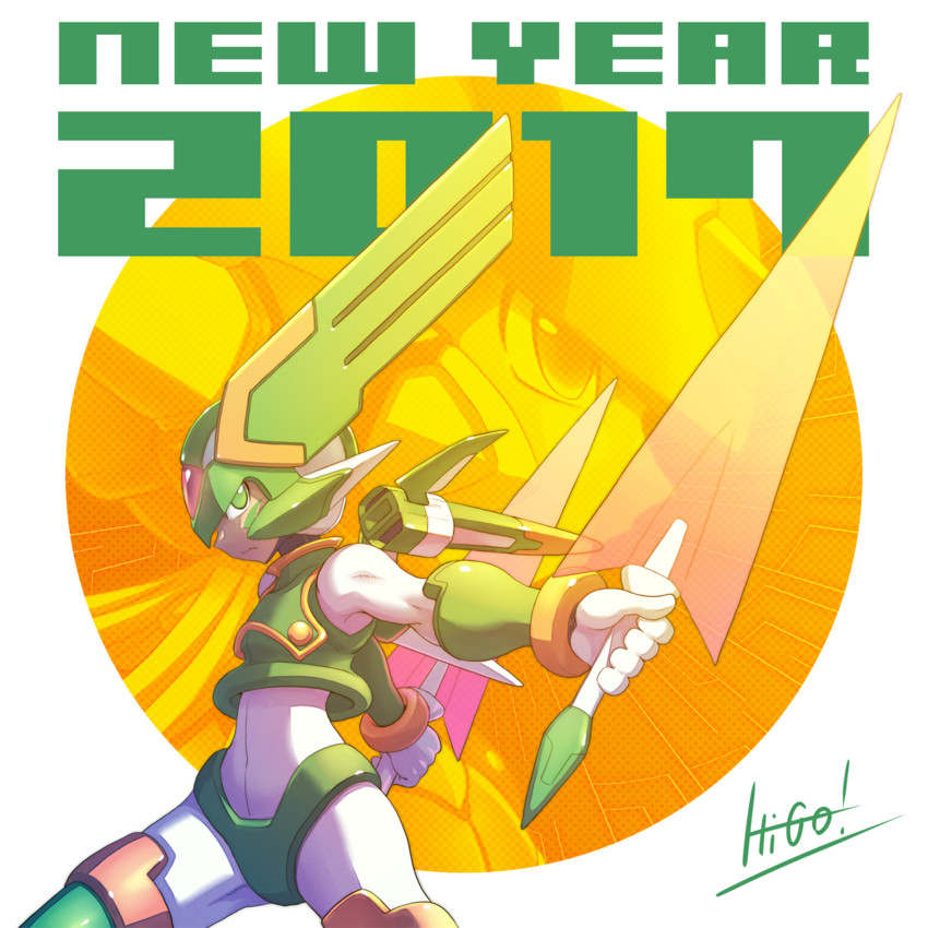 zero, zero(z), and sage harpuia (mega man and 1 more) drawn by hi-go!