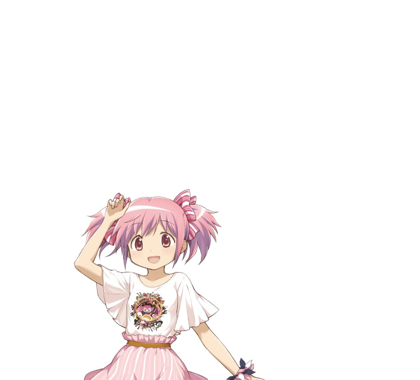 kaname madoka and charlotte (mahou shoujo madoka magica and 1 more)