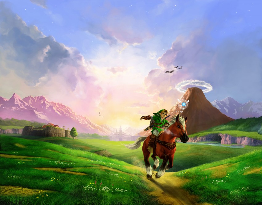 link, navi, and epona (the legend of zelda and 1 more)