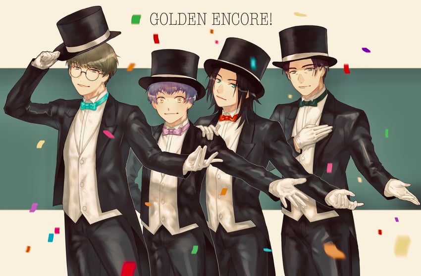 utsuki chikage, izumida azami, guy, and hyodou kumon (a3!) drawn by asane_rkgkbox