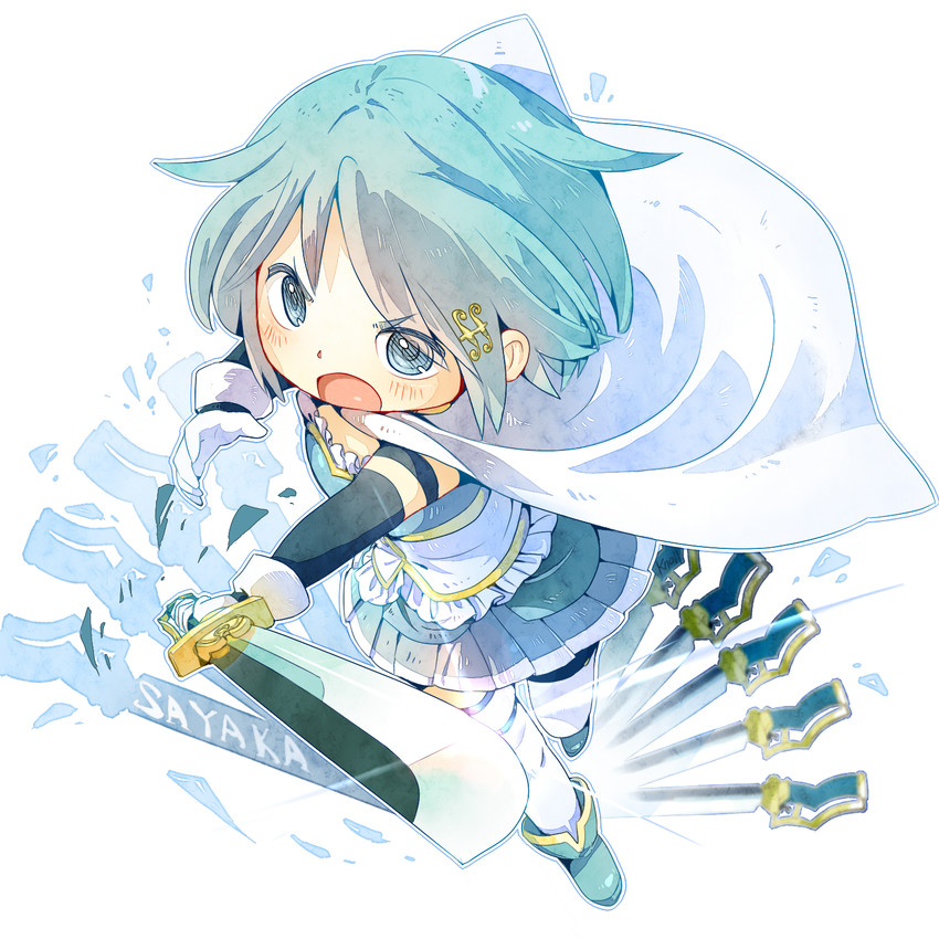 miki sayaka (mahou shoujo madoka magica and 1 more) drawn by knoll_the_plaid