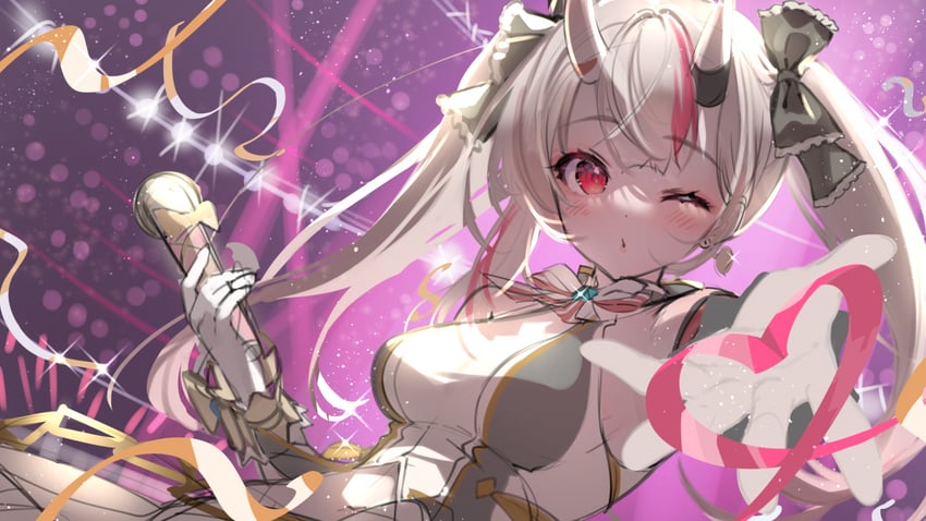nakiri ayame (hololive) drawn by shuri_(84k)