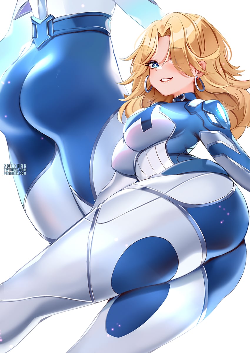 sue storm (marvel and 2 more) drawn by squchan