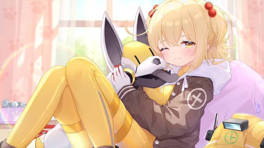 liter and volt (goddess of victory: nikke) drawn by akovo
