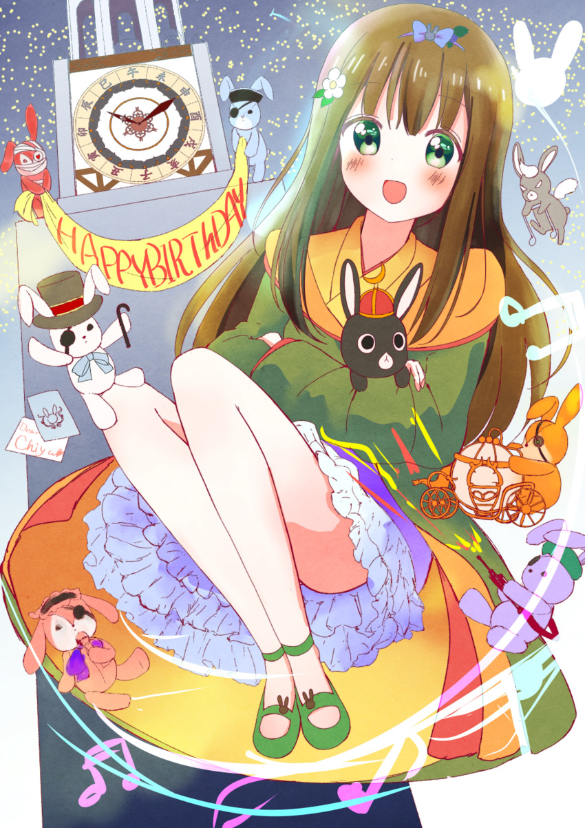 ujimatsu chiya, anko, and wild geese (gochuumon wa usagi desu ka?) drawn by razu_bitaki