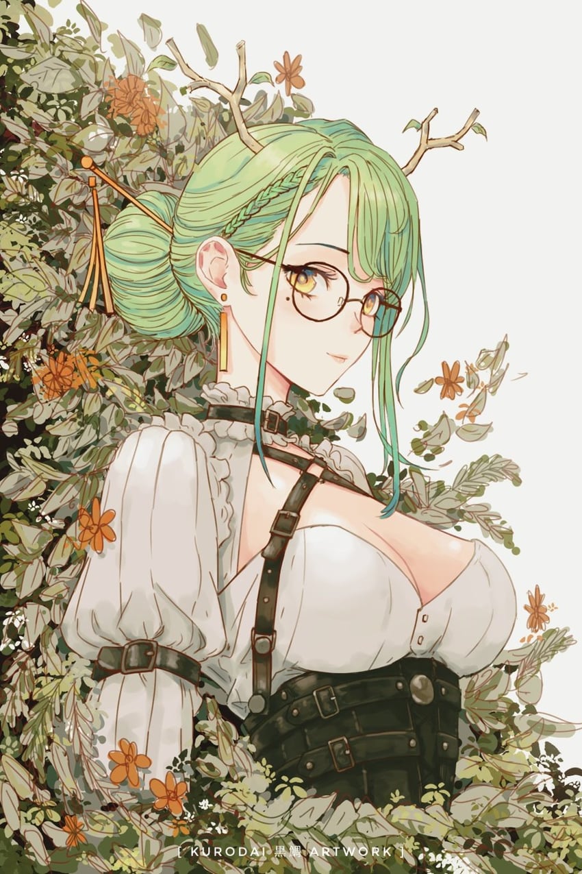 ceres fauna (hololive and 1 more) drawn by kurodai711