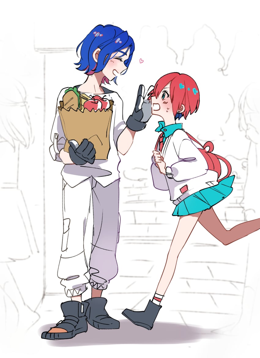 amate yuzuriha and shuji ito (gundam and 1 more) drawn by ando_chi