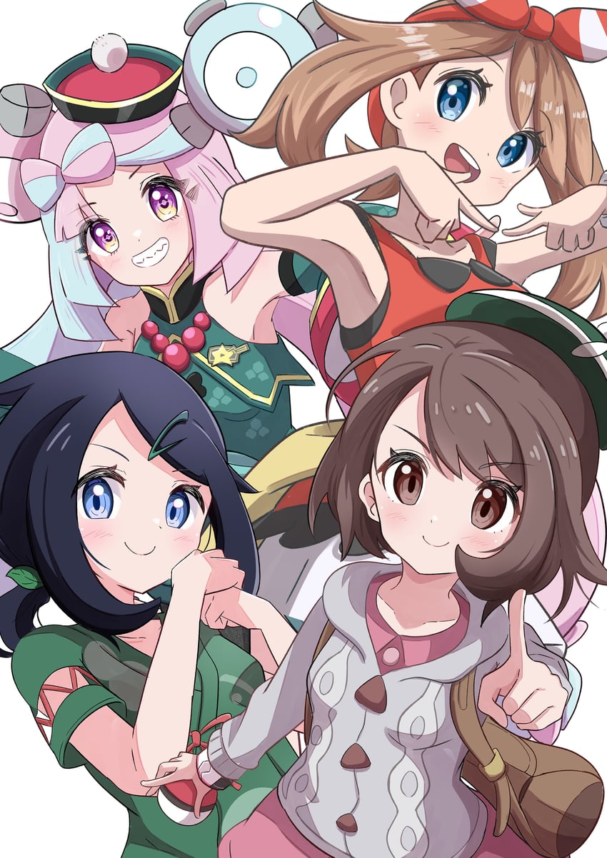 may, gloria, liko, magnemite, and iono (pokemon and 5 more) drawn by rono_(lethys)