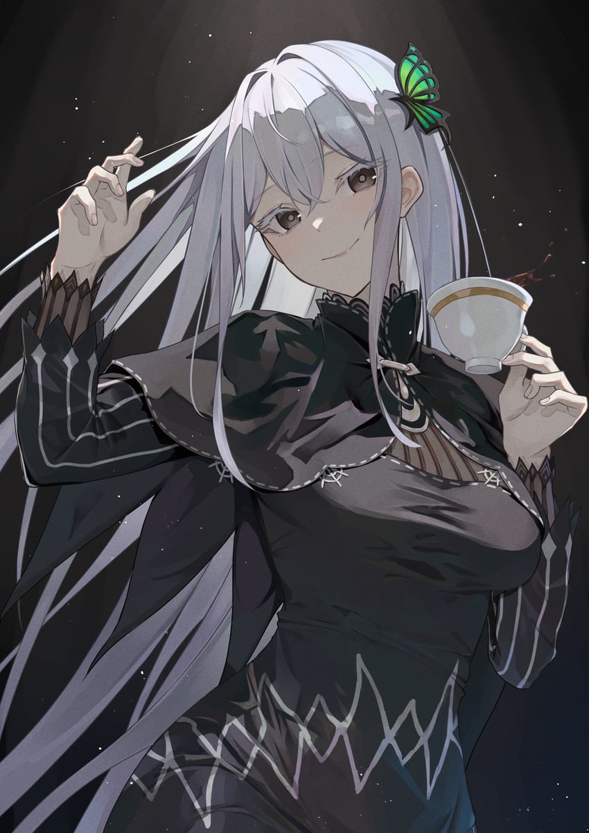 echidna (re:zero kara hajimeru isekai seikatsu) drawn by komura_hiroto