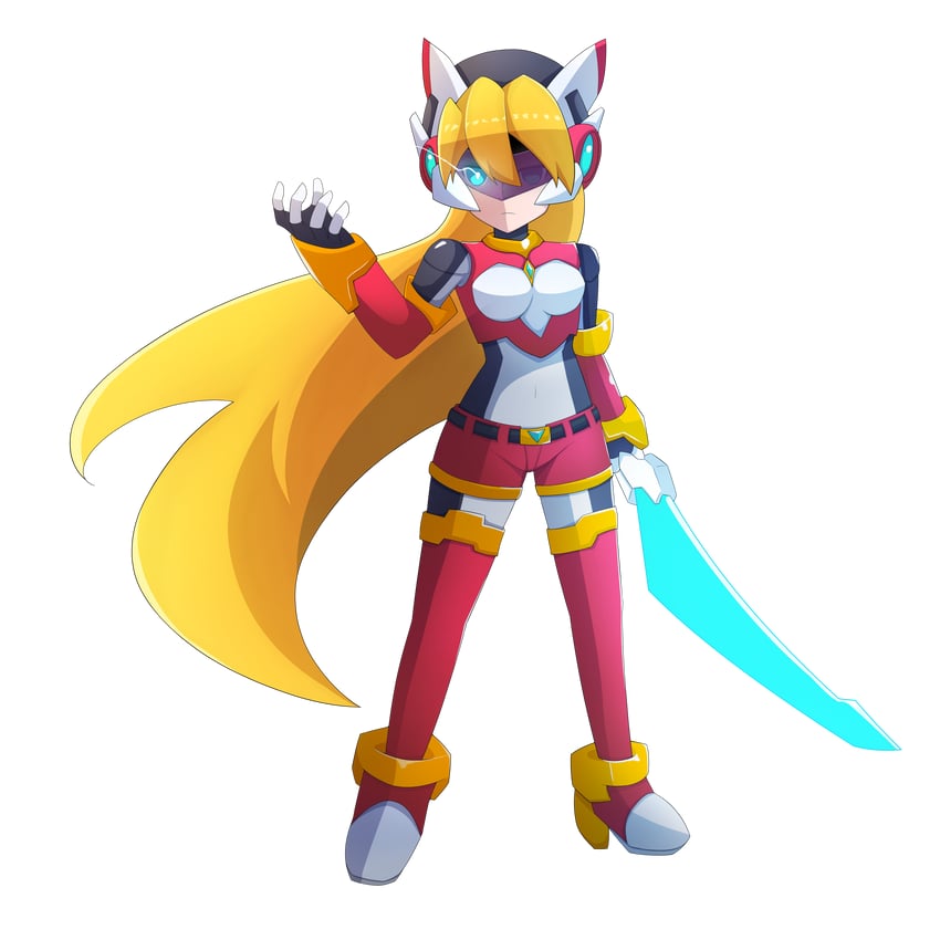 ciel and model z (mega man and 2 more) drawn by rytopen