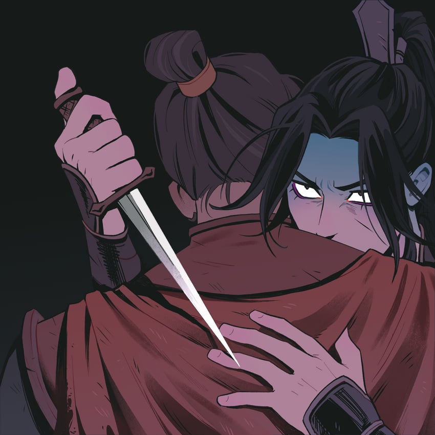 mu qing and feng xin (tianguan cifu) drawn by bonesbunns