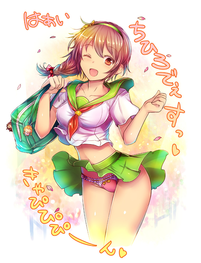 senkawa chihiro (idolmaster and 1 more) drawn by kara_(color)