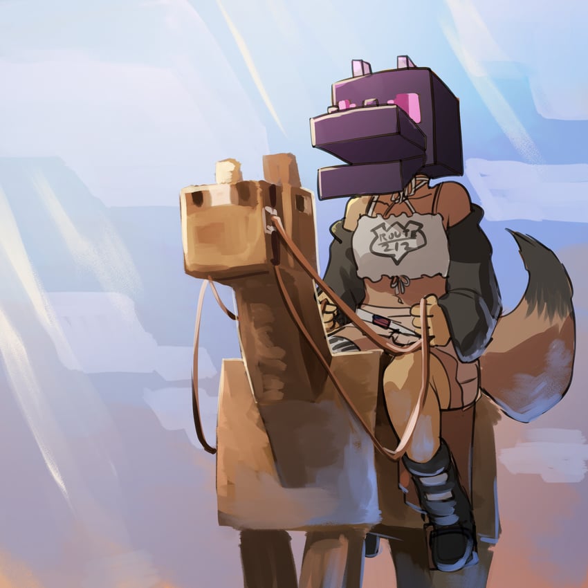 coyote (kemono friends and 2 more) drawn by mcgunngu